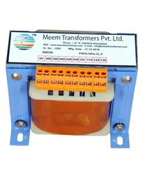 Three Phase Control Transformer, Transformer Exporter, Delhi